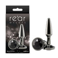 Rear Assets Anal Toy – Tapered Design – Body-Safe Silicone – Gunmetal – Small