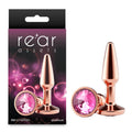 Rear Assets Anal Toy – Tapered Design – Body-Safe Silicone – Rose Gold – Small
