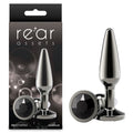 Rear Assets Anal Toy – Tapered Design – Body-Safe Silicone – Gunmetal – Medium