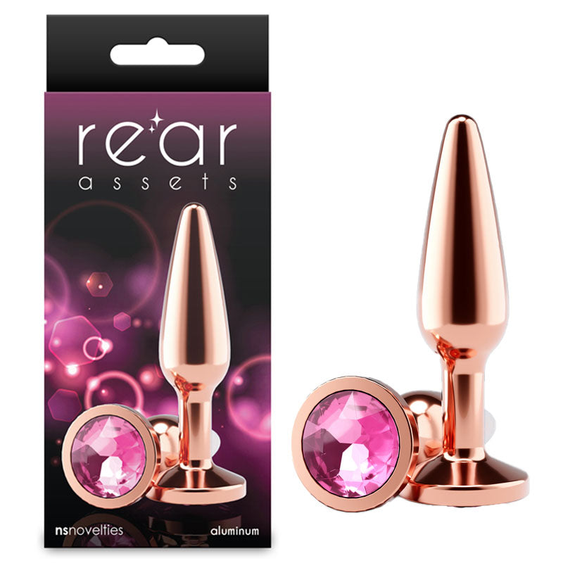 Intimelly Anal Toys – Tapered Design – Body-Safe Silicone – Rose Gold – Medium