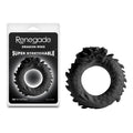 Renegade Cock Ring – Body-Safe Silicone – Black