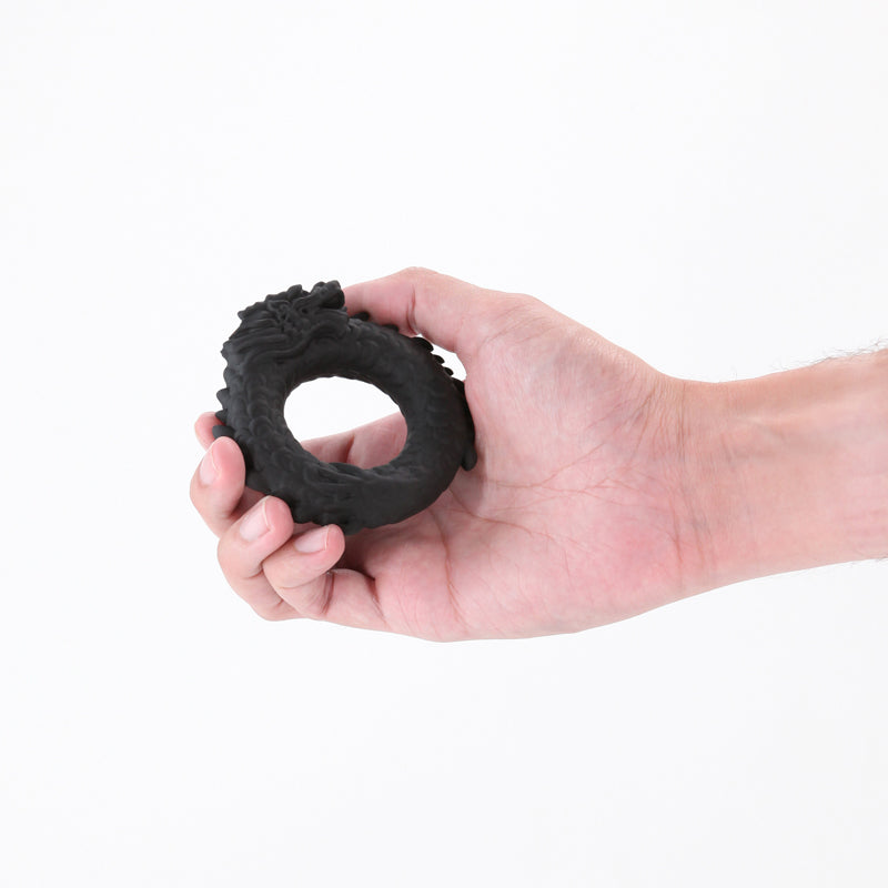 Renegade Cock Ring – Body-Safe Silicone – Black