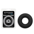 Renegade Fireman Ring - Large - Black - Premium Body-Safe Silicone Cock Ring for Enhanced Pleasure