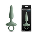 Renegade Maverick - Sage Green 15 cm USB Rechargeable Vibrating Butt Plug – Body-Safe Wellness Pleasure Tool