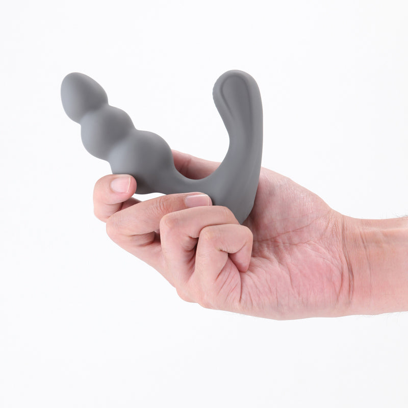 Renegade Anal Toy – USB Rechargeable, Body-Safe Silicone – Grey – 13.1 cm