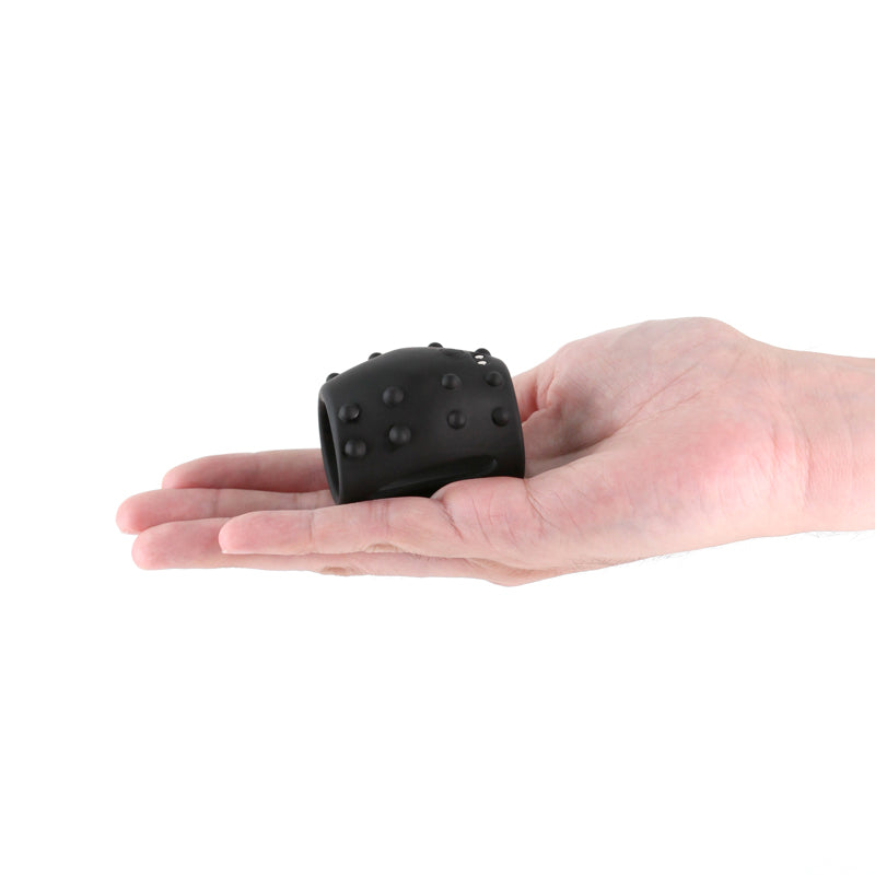 Renegade Sidekick Vibrating Penis Cage - Black - USB Rechargeable, Body-Safe Silicone, 20 cm