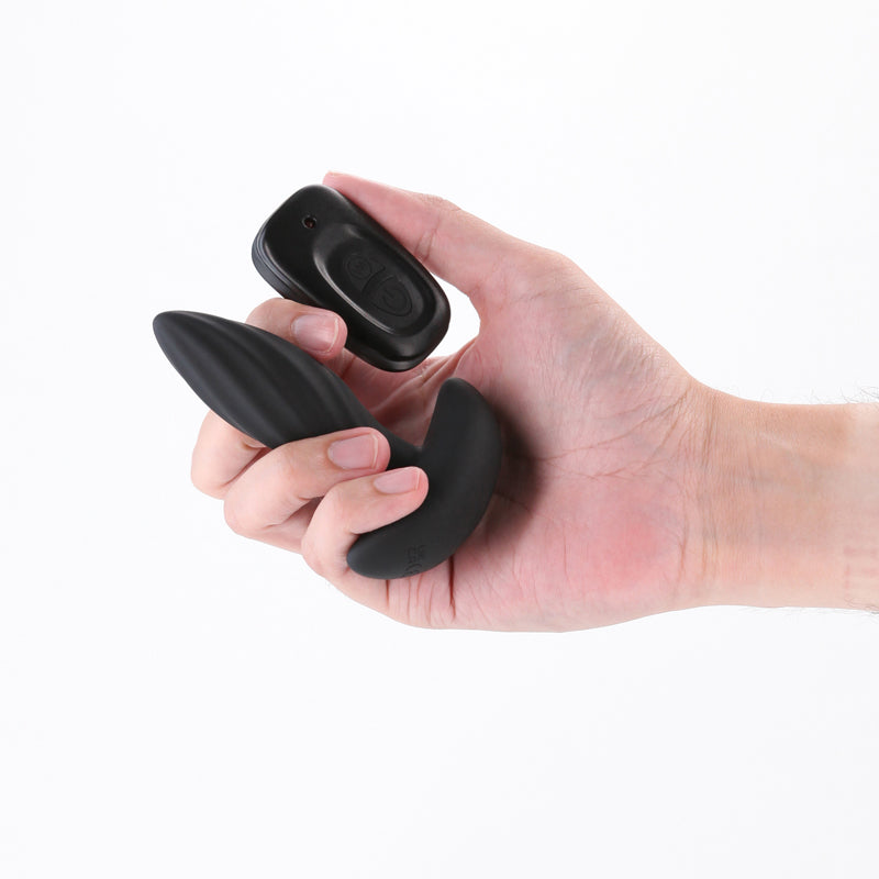Renegade Anal Toy – USB Rechargeable, Body-Safe Silicone – Black – 10.3 cm