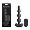 Renegade Anal Beads – USB Rechargeable, Body-Safe Silicone – Black – 17.9 cm