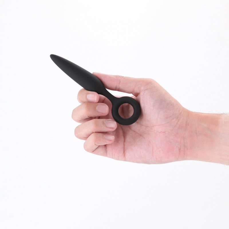 Renegade Anal Plug – Smooth, Body-Safe Silicone – Black – 12.7 cm