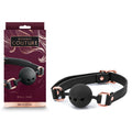 Bondage Couture Black Mouth Restraint Ball Gag – Premium Quality, Adjustable Fit