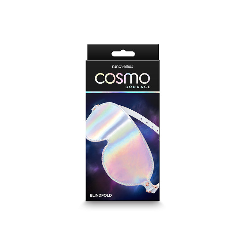 Cosmo Bondage Blindfold - Metallic Rainbow Eye Restraint for Sensory Play and Enhanced Intimacy