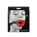 Kourtney Red Lips Open Mouth Restraint - Body-Safe Fetish Fashion Accessory for All Genders