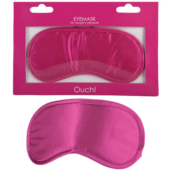 Ouch! Body-Safe Soft Eye Mask – Gentle Pink Relaxation Eye Cover (Comfortable, Travel-Friendly)