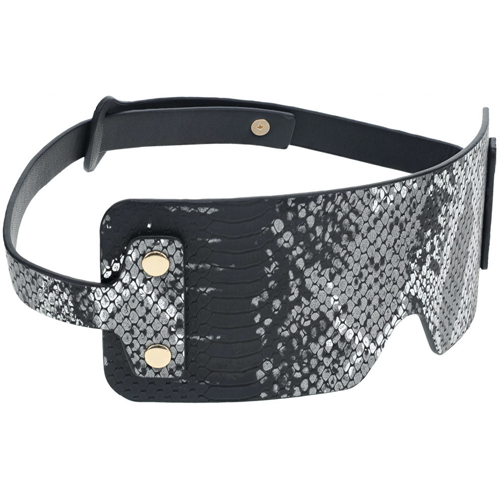 OUCH! Florence Collection - Black Eye Restraint Blindfold - Premium Comfort for Enhanced Sensory Play