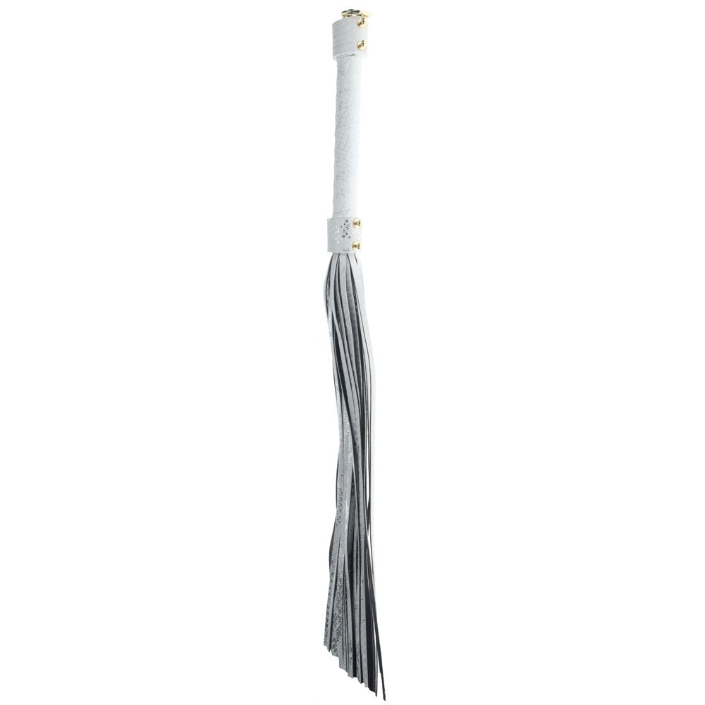 OUCH! Florence Collection - Body-Safe White Flogger Whip for Sensual Play