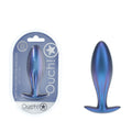 OUCH! Body-Safe Metallic Blue Oval Anal Plug – 11.7 cm (Non-Toxic, Comfortable Design)