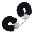 OUCH! Bondage Toy – Heavy-Duty Fluffy Cuffs – Black