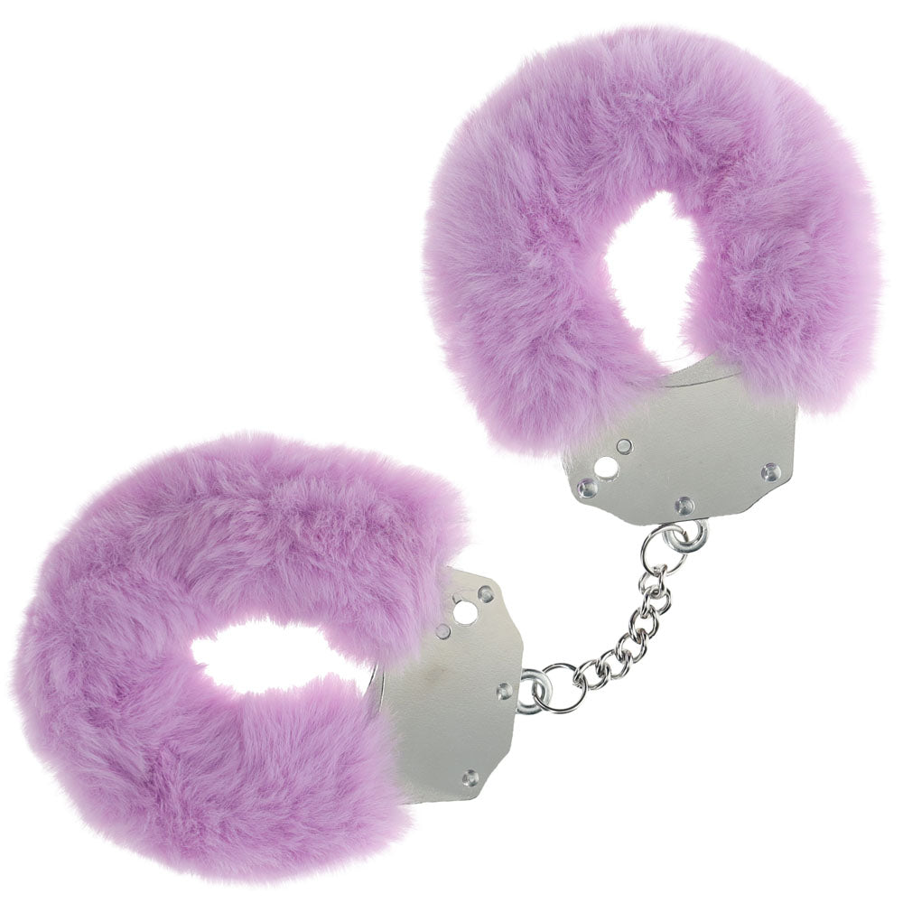 OUCH! Bondage Toys – Heavy-Duty Fluffy Cuffs – Lavender