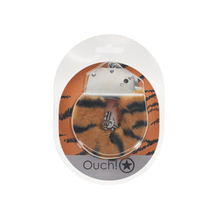 OUCH! tiger heavy-duty fluffy handcuffs – image 2