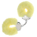 OUCH! Heavy-Duty Fluffy Restraints - Soft Yellow Cuffs for Comfortable Bondage Play