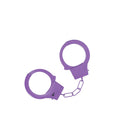 OUCH! Classic Metal Restraints - Purple - Body-Safe Adjustable Cuffs for Enhanced Pleasure