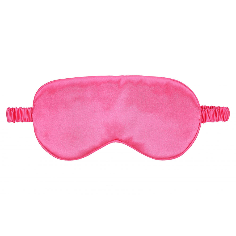 Satin Eye Mask for Relaxation – Soft Pink Sleep Mask (Comfortable, Luxurious Design)