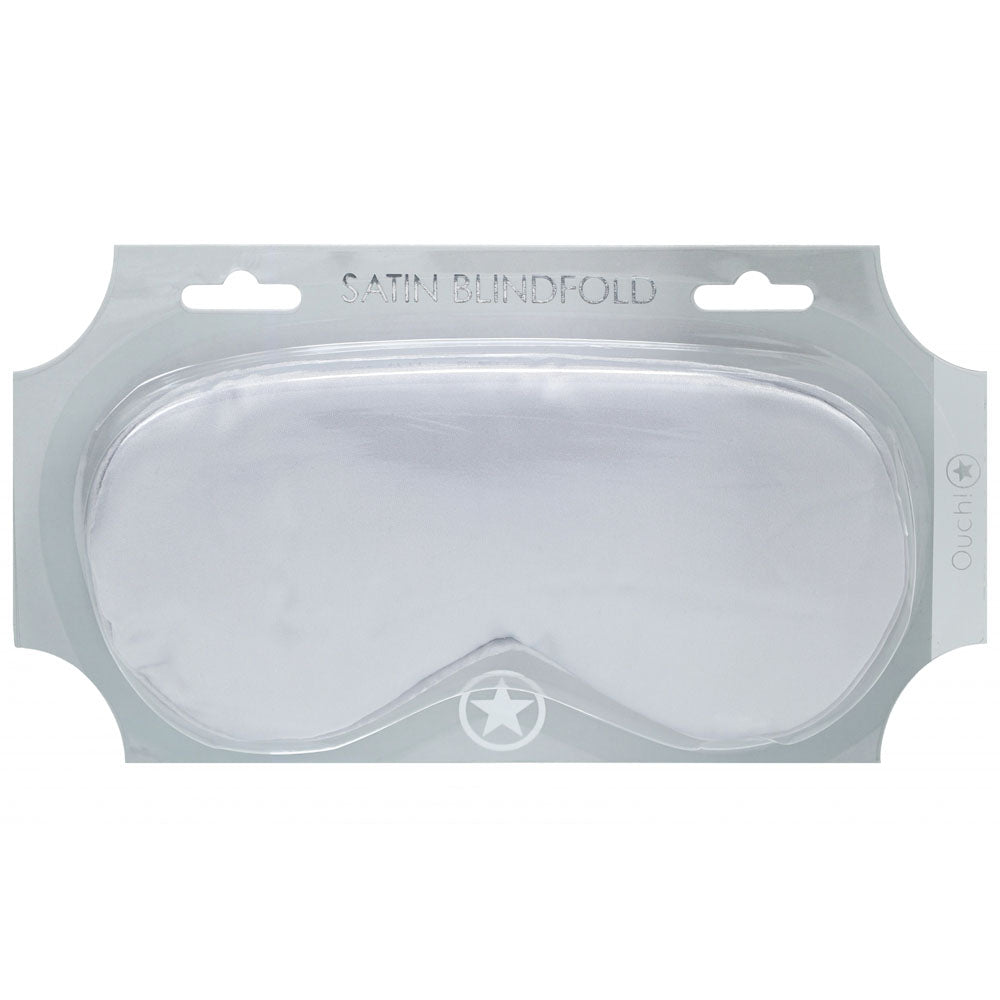 Satin Eye Mask for Relaxation - Silver - Luxurious Sleep Mask for Wellness and Comfort