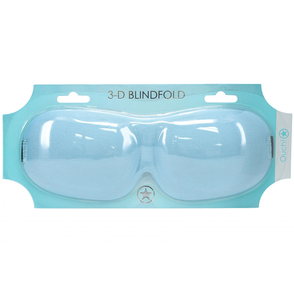 OUCH! 3D Eye Mask - Powder Blue - Comfortable and Relaxing Sleep Mask for All Genders