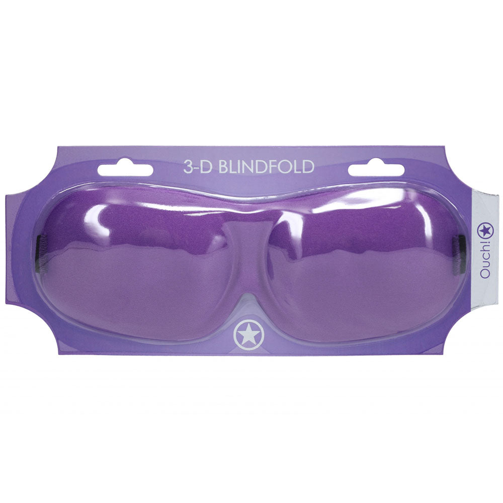 OUCH! 3D Purple Eye Mask – Relaxation and Sleep Aid for All Genders