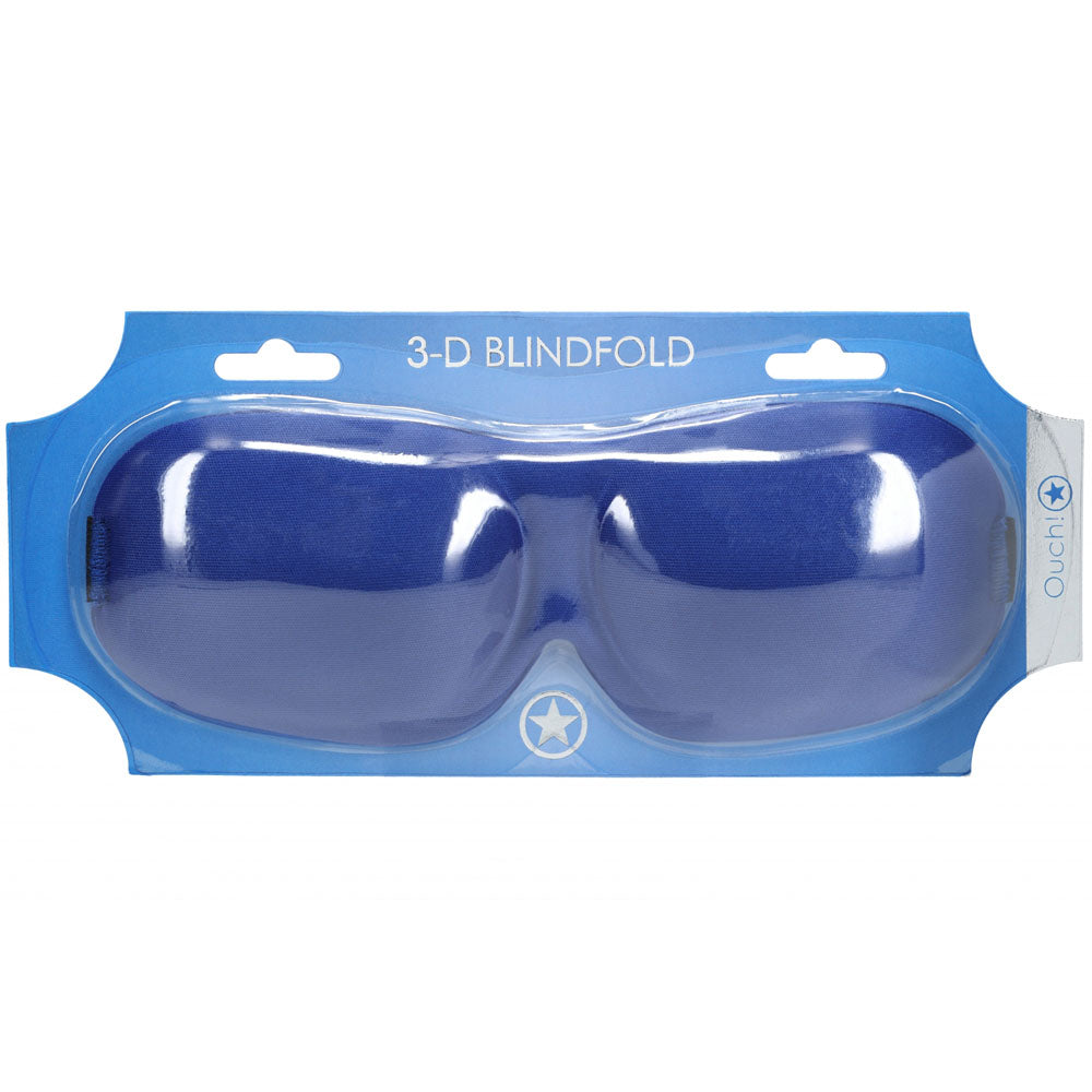 OUCH! 3D Eye Mask - Royal Blue - Comfortable Sleep Mask for Relaxation and Wellness