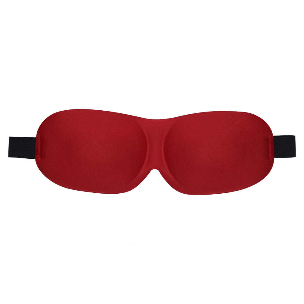 OUCH! 3D Eye Mask - Red - Comfortable Sleep Mask for Relaxation and Wellness