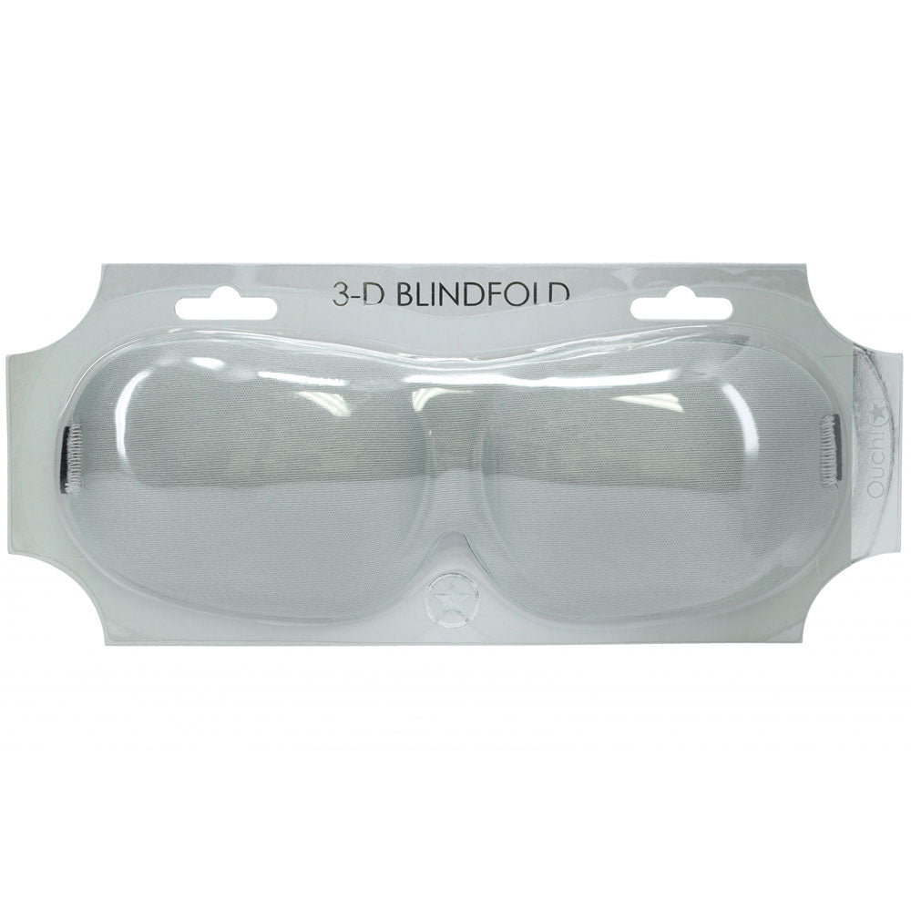 OUCH! 3D Silver Eye Mask - Premium Comfort for Relaxation and Wellness