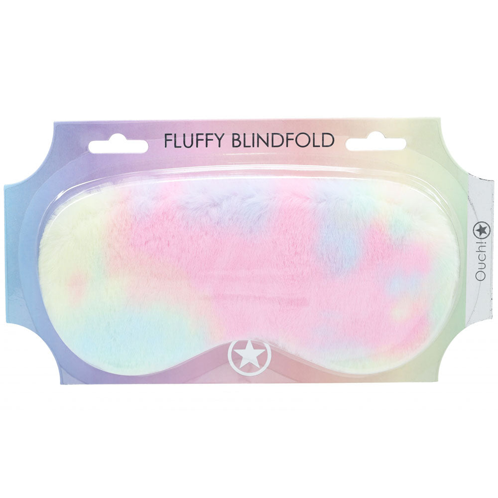 Fluffy Eye Mask for Relaxation – Multicolour Comfort Mask for Wellness and Sleep