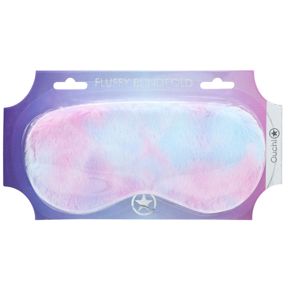 Fluffy Eye Mask - Multicolor Comfort for Relaxation and Sleep (Soft, Plush Design)