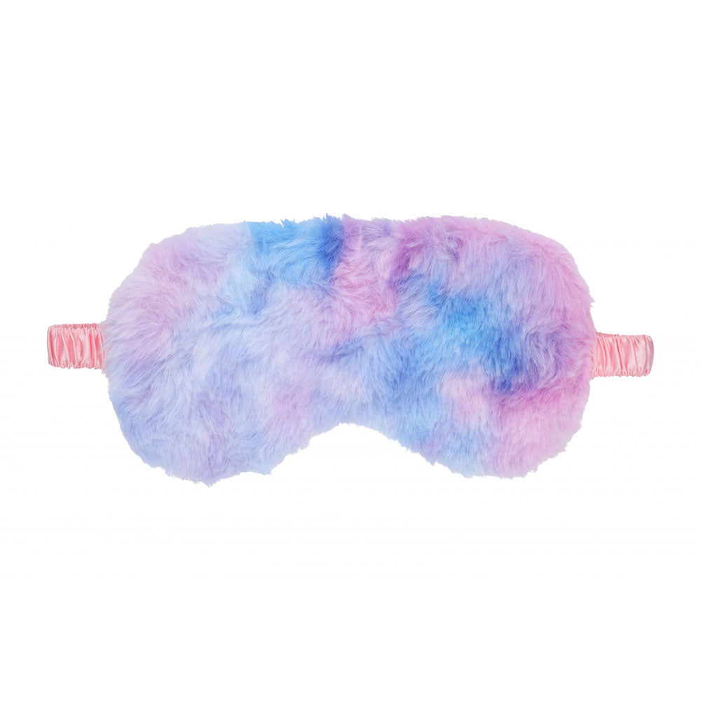 Fluffy Eye Mask - Multicolor Comfort for Relaxation and Sleep (Soft, Plush Design)