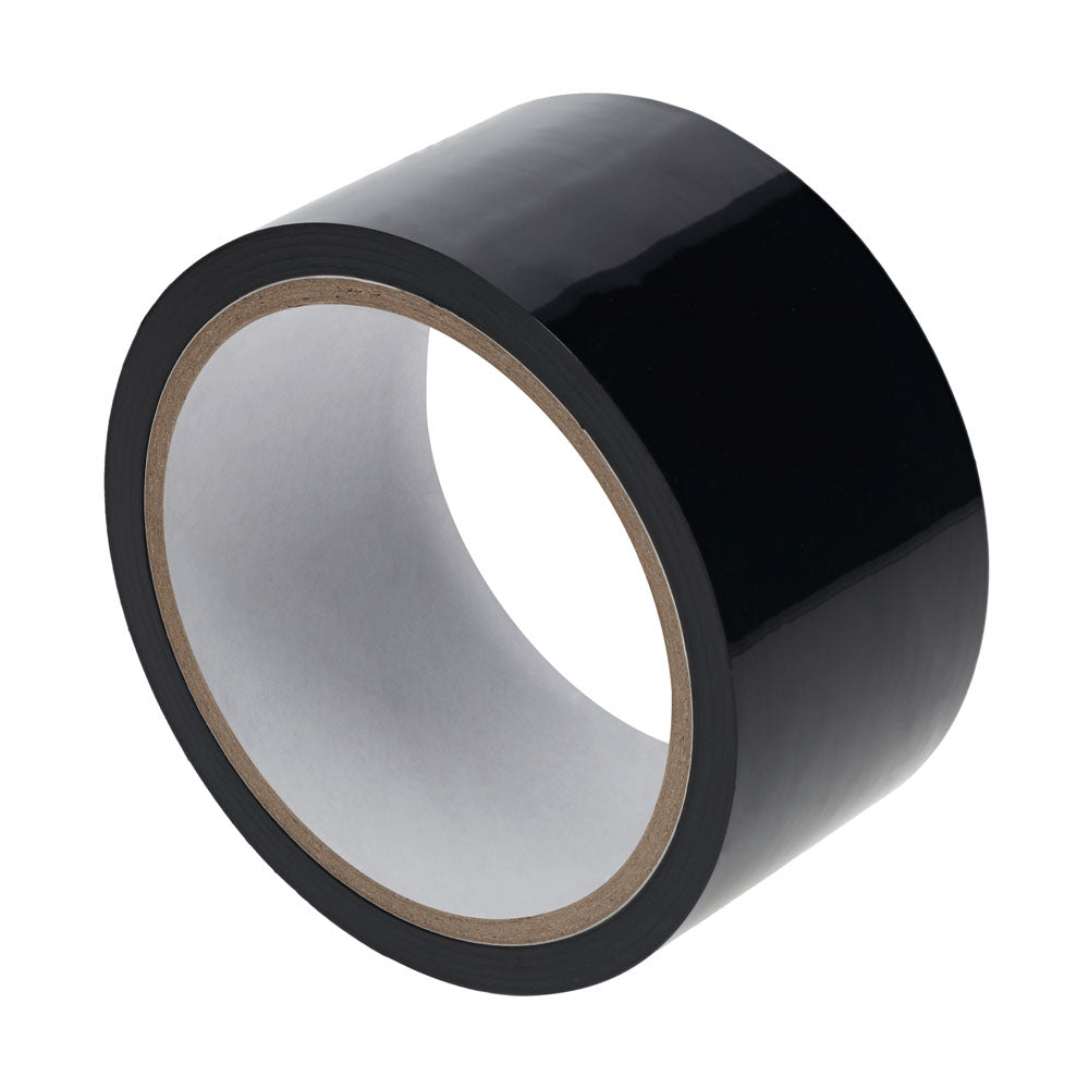 OUCH! PVC Non-Stick Bondage Tape – Black - 20 Metre Length for Versatile Play