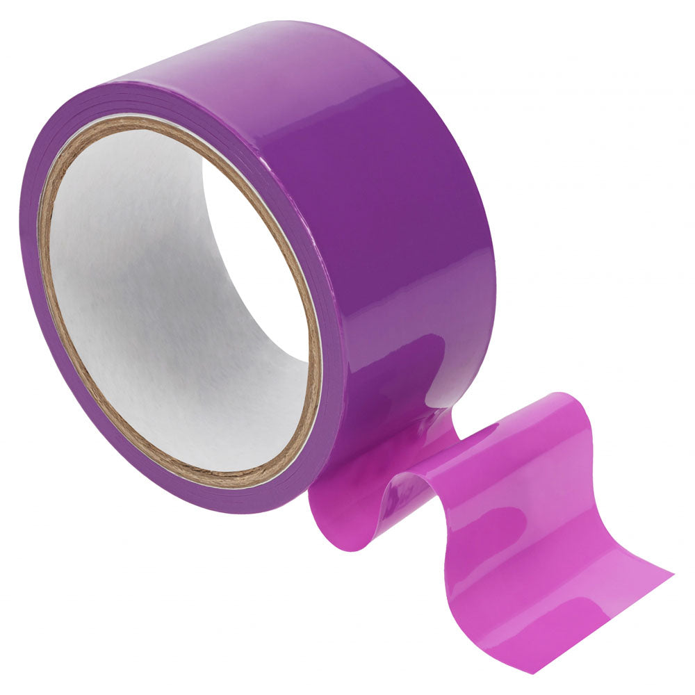 OUCH! PVC Non-Stick Bondage Tape - Purple - 20 Metre Length for Safe and Fun Play