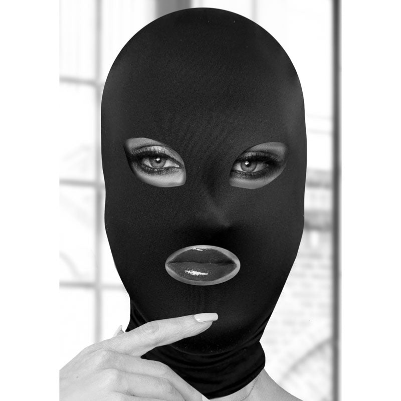 Subversion Open Mouth Mask - Black for Couples