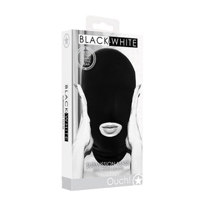 OUCH! black submission hood mask