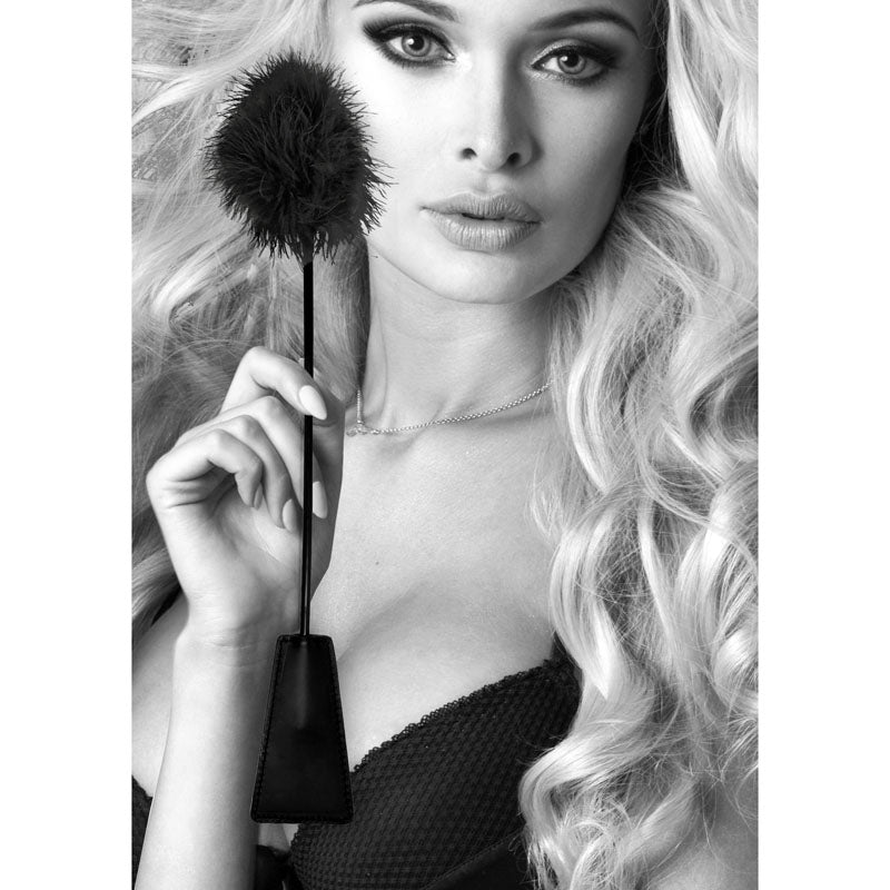 OUCH! Bondage Toy – Feather Tickler – Black – 44 cm