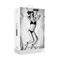 OUCH! Black & White Bed Restraint System – Safe & Comfortable Bondage Kit for Couples