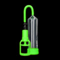 OUCH! Glow In The Dark Beginner Comfort Pump - Clear/Glow Penis Enhancement Device
