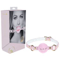 OUCH! Paris Collection - Breathable Silicone Ball Gag - Soft Pink Mouth Restraint for Comfort and Playfulness