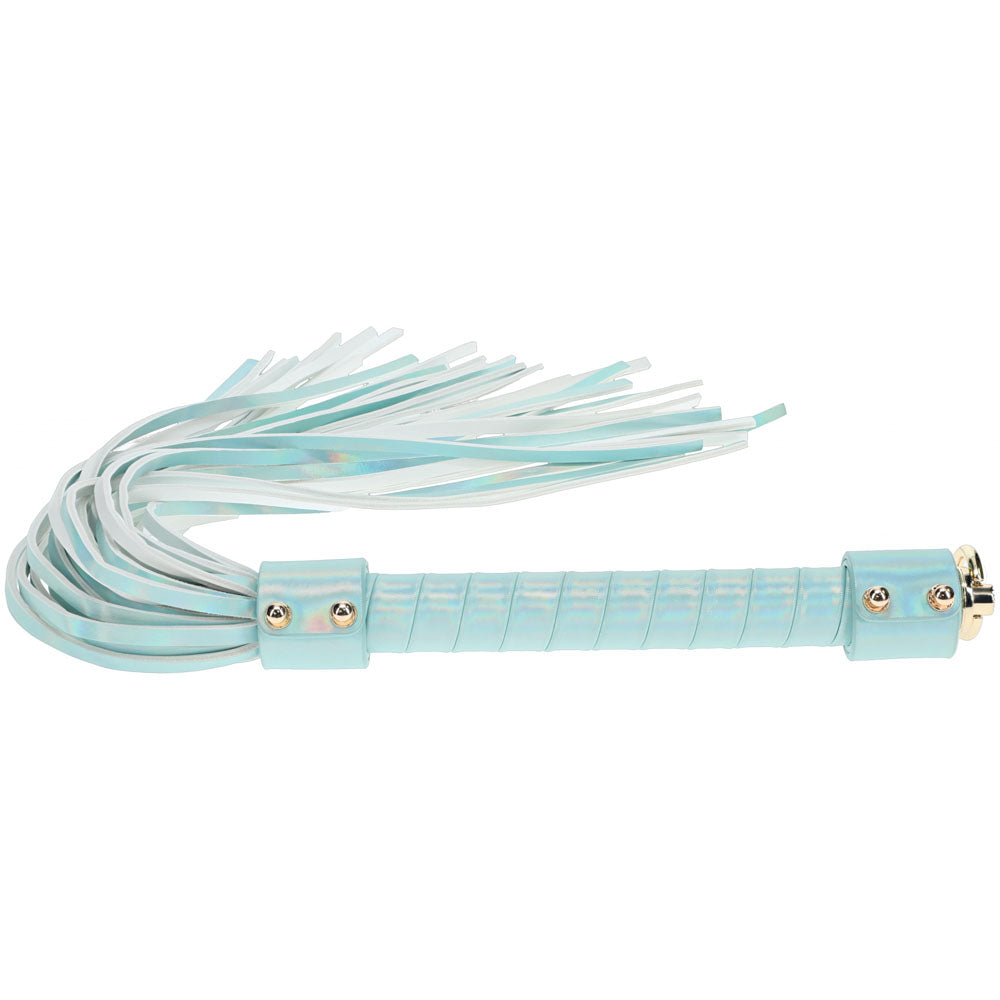 OUCH! Paris Collection - Baby Blue Flogger Whip - Body-Safe, Stylish BDSM Accessory for All Genders