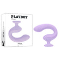Playboy Pleasure REV ME UP - Purple USB Rechargeable Dual Motor Curved Vibrator for Enhanced Wellness and Intimate Enjoyment
