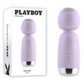 Playboy Pleasure ROYAL MINI - Lilac 12.5 cm USB Rechargeable Body-Safe Mini Wand Vibrator for Ultimate Relaxation