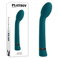 Playboy Vibrator – Rechargeable, Body-Safe Silicone – Blue – 21.6 cm