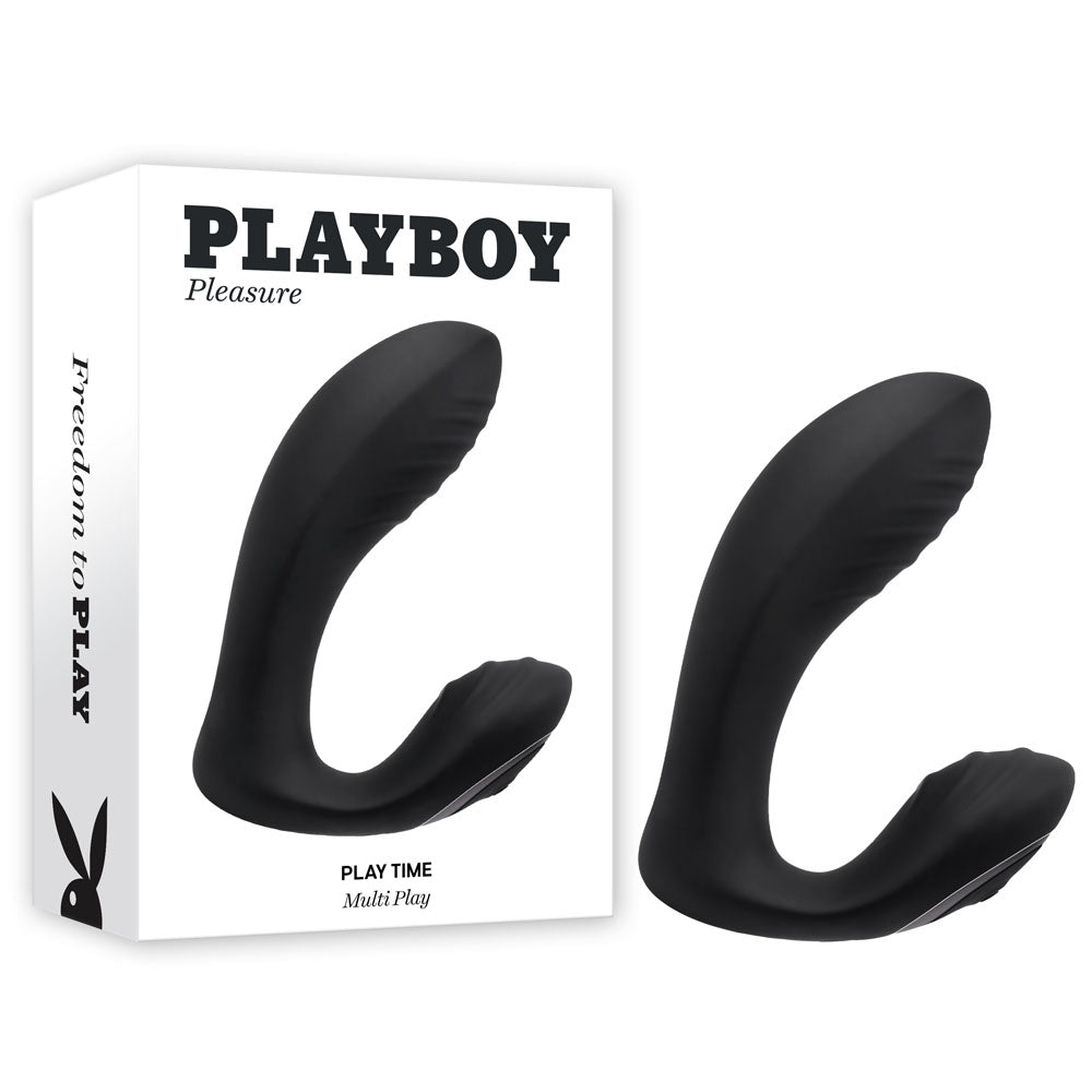 Playboy USB Rechargeable Vibrator – Body-Safe Silicone – Personal Pleasure Device