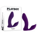Playboy Pleasure MIX & MATCH - Purple USB Rechargeable G-Spot Vibrator with C-Ring Attachment