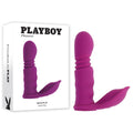 Playboy Pleasure MATCH PLAY - Pink USB Rechargeable Vibrator with C-Ring Attachment for Enhanced Intimacy